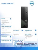 Komputer Vostro 3030 SFF Win11Pro i5-14400/16GB/1TB SSD/Intel UHD 730/WLAN+BT/Kb/Mouse/3YPS