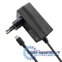Ładowarka Super FAST PD for Raspberry PI 5 | USB-C | 27W | 5-12V | 1.8-5A | Czarna