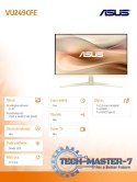 Monitor 24 cale VU249CFE-M IPS 100Hz USB-C