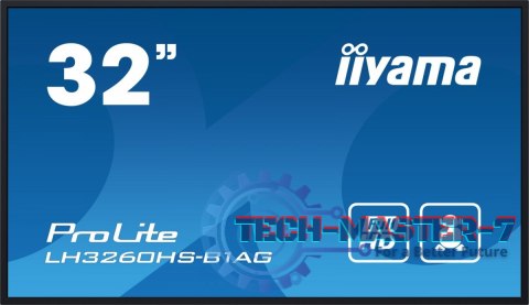 Monitor wielkoformatowy 31.5 cala LH3260HS-B1AG matowy 24h/7 500(cd/m2) VA 1920 x 1080 FHD Android.11 Wifi CMS(iiSignage2)
