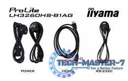 Monitor wielkoformatowy 31.5 cala LH3260HS-B1AG matowy 24h/7 500(cd/m2) VA 1920 x 1080 FHD Android.11 Wifi CMS(iiSignage2)