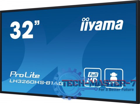 Monitor wielkoformatowy 31.5 cala LH3260HS-B1AG matowy 24h/7 500(cd/m2) VA 1920 x 1080 FHD Android.11 Wifi CMS(iiSignage2) Monitor wielkoformatowy 31.5 cala LH3260HS-B1AG matowy 24h/7 500(cd/m2) VA 1920 x 1080 FHD Android.11 Wifi CMS(iiSignage2)