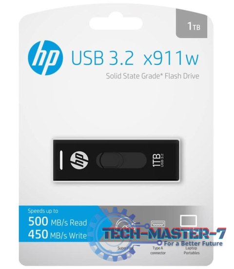 Pendrive 1TB HP USB 3.2 USB HPFD911W-1TB Pendrive 1TB HP USB 3.2 USB HPFD911W-1TB