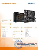 Płyta główna B760M DS3H DDR4 s1700 DDR4 2DP/HDMI mATX