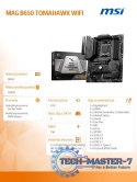 Płyta główna MAG B650 TOMAHAWK WIFI AM5 4DDR5 HDMI/DP ATX