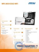 Płyta główna MPG B650 EDGE WIFI AM5 4DDR5 HDMI/DP ATX