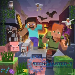Puzzle 3x49 elementów Minecraft