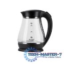 Czajnik ADLER AD 1274 (1.7L /2200W /Czarno-przezroczysty )