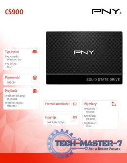 Dysk SSD 500GB 2,5 S3 BULK SSD7CS900-500-SI
