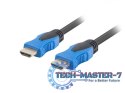 Kabel HDMI-HDMI M/M v2.0 4K 4.5m czarny