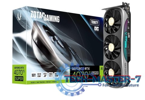 Karta graficzna GeForce RTX 4070 Ti SUPER TRINITY OC 16GB GDDR6X 256bit Karta graficzna GeForce RTX 4070 Ti SUPER TRINITY OC 16GB GDDR6X 256bit