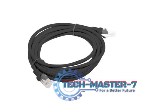 PATCHCORD KAT.6 3M CZARNY FLUKE PASSED LANBERG PATCHCORD KAT.6 3M CZARNY FLUKE PASSED LANBERG