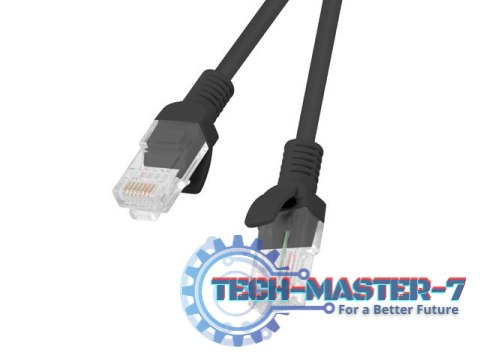 Patchcord KAT.6 0.5m Fluke Passed Czarny Patchcord KAT.6 0.5m Fluke Passed Czarny