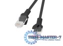 Patchcord kat.5e 1.5M UTP czarny