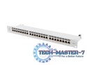 Patchpanel 24 port 1U KAT7 EK. PPS7-1024-S Szary