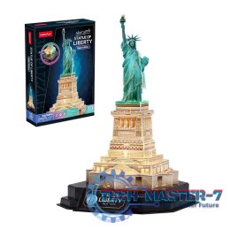 Puzzle 3D LED Statua Wolności (wersja nocna)
