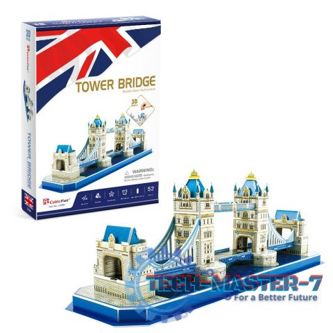 Puzzle 3D Tower Bridge 52 elementy Puzzle 3D Tower Bridge 52 elementy