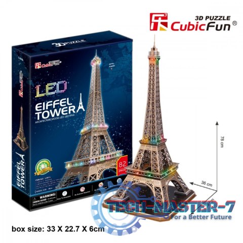Puzzle 3D Wieża Eiffla (Światło) Puzzle 3D Wieża Eiffla (Światło)