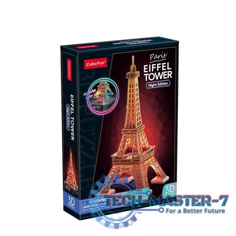 Puzzle 3D Wieża Eiffla (wersja nocna) Puzzle 3D Wieża Eiffla (wersja nocna)