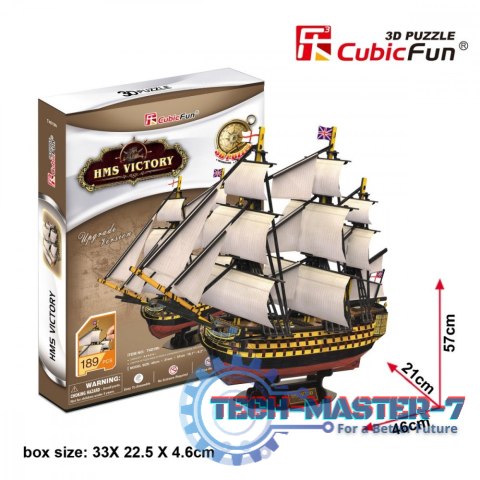 Puzzle 3D Żaglowiec HMS Victory Puzzle 3D Żaglowiec HMS Victory