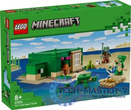 Klocki Minecraft 21254 Domek na plaży żółwi