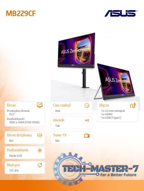 Monitor 21.5 cala MB229CF Monitor 21.5 cala MB229CF