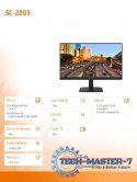 Monitor 22 cale SC-2203 24/7 LED VA FHD HDMI VGA BNC