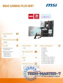 Płyta główna B840 GAMING PLUS WIFI 4 DDR5 AM5 ATX