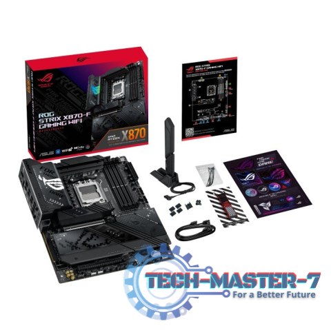 Płyta główna ROG STRIX X870-F GAMING WIFI 4DDR5 HDMI/USB-C/DP Płyta główna ROG STRIX X870-F GAMING WIFI 4DDR5 HDMI/USB-C/DP
