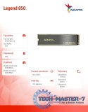 Dysk SSD Legend 850 1TB PCIe 4x4 5/4.5 GB/s M2