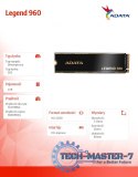 Dysk SSD Legend 960 4TB PCIe 4x4 7.4/6.6 GB/s M2