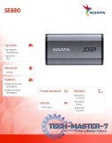 Dysk zewnętrzny SSD SE880 500GB USB3.2A/C Gen2x2