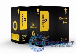 Kabel UTP drut kat. 5e (CCA) 305m szary