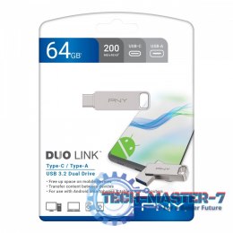 Pendrive 64GB USB 3.2 Duo-Link P-FDI64GDULINKTYC-GE