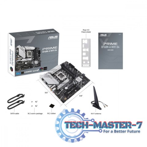 Płyta główna Prime B760M-A WIFI D4 s1700 4DDR4 HDMI mATX Płyta główna Prime B760M-A WIFI D4 s1700 4DDR4 HDMI mATX