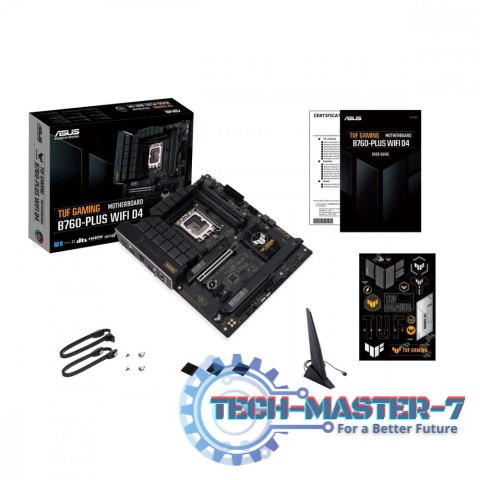 Płyta główna TUF Gaming B760-PLUS WIFI D4 s1700 4DDR4 ATX Płyta główna TUF Gaming B760-PLUS WIFI D4 s1700 4DDR4 ATX