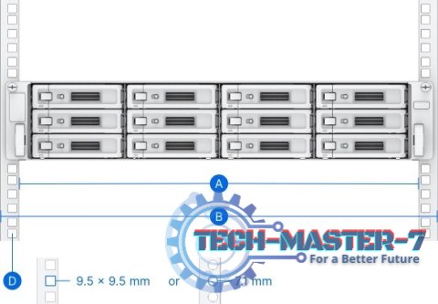 Zestaw szyn rack Rail Kit RKS-02 Zestaw szyn rack Rail Kit RKS-02