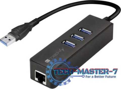 Hub USB TECHLY IDATA-USB-ETGIGA-3U2 Hub USB TECHLY IDATA-USB-ETGIGA-3U2
