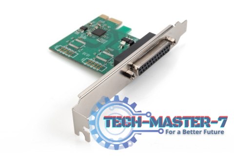 Karta rozszerzeń (Kontroler) LPT PCI Express, 1xDB25, Low Profile, Chipset: ASIX99100 Karta rozszerzeń (Kontroler) LPT PCI Express, 1xDB25, Low Profile, Chipset: ASIX99100