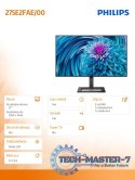 Monitor 275E2FAE 27 cali IPS HDMIx2 DP Głośniki HAS