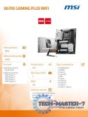 Płyta główna X670E GAMING PLUS WIFI AM5 4DDR5 HDMI ATX