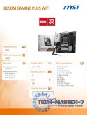Płyta główna B650M GAMING PLUS WIFI AM5 4DDR5 HDMI/DP mATX