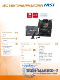 Płyta główna MAG B850 TOMAHAWK MAX WIFI AM5 4DDR5 ATX