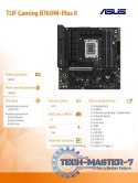 Płyta główna TUF GAMING B760M-PLUS II s1700 4DDR5 HDMI mATX