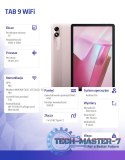 Tablet TAB9 WiFi 11\\\" 6/256GB 8200mAh Różowy