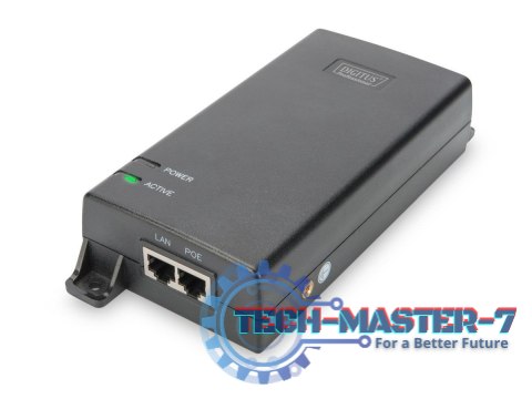 Zasilacz/Adapter PoE+ 802.3at, max. 55V 60W Gigabit 10/100/1000Mbps, aktywny Zasilacz/Adapter PoE+ 802.3at, max. 55V 60W Gigabit 10/100/1000Mbps, aktywny