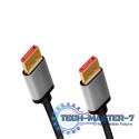 Kabel DisplayPort 8K/60 Hz,DP/M do DP/M aluminiowy 2m