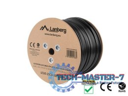 Kabel UTP Kat.5E CU 305 m drut outdoor