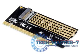 Karta rozszerzeń (Kontroler) M.2NVMe SSD PCIe 3.0 x16 SATA