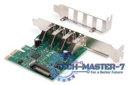 Karta rozszerzeń/Kontroler USB 3.0 PCI Express, 4xUSB 3.0, Chipset: VL805